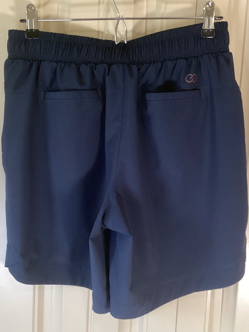 CALIA by Carrie Underwood Navy Elastic Waist Athletic Shorts - Picture 2 of 4